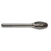 Picture of ELLIPTICAL BUR ALTERNATE DIAMOND GRIND - 150mm LONG SHANK